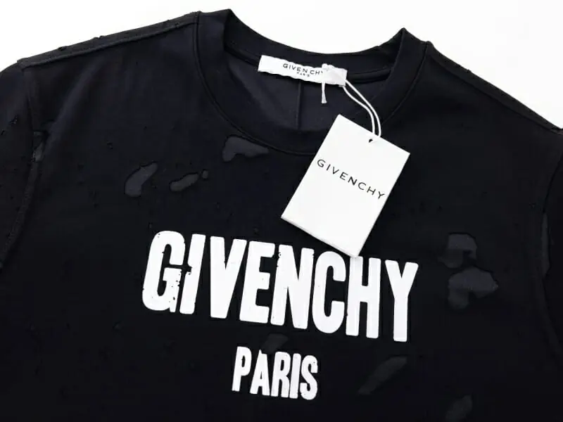 givenchy t-shirt manches courtes pour unisexe s_123726a:givenchy t-shirt Holes style3